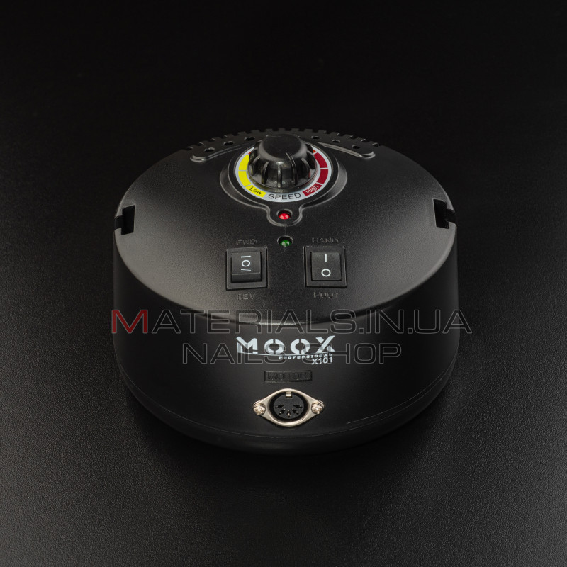 Фрезер Мокс X101 (Чорний) на 50 000 об/хв. та 70W. для манікюру та педикюру