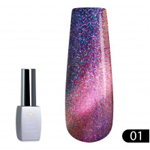 Гель лак кошачий глаз Fairy 8 мл, 01