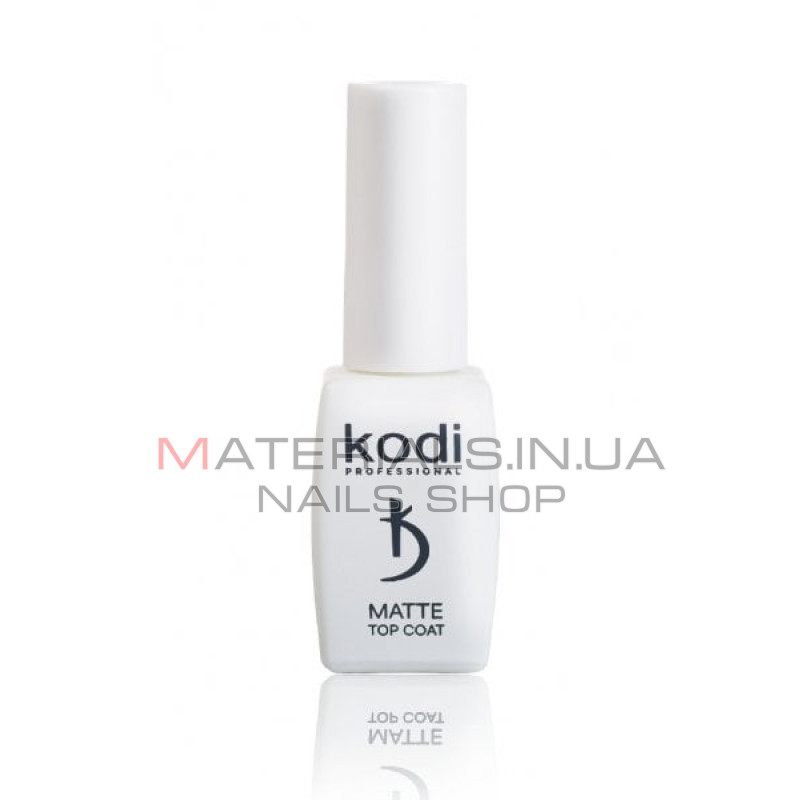 Матовое верхнее покрытие топ/финиш для гель-лака, 8 мл - Matte Top Coat Velour Kodi professional