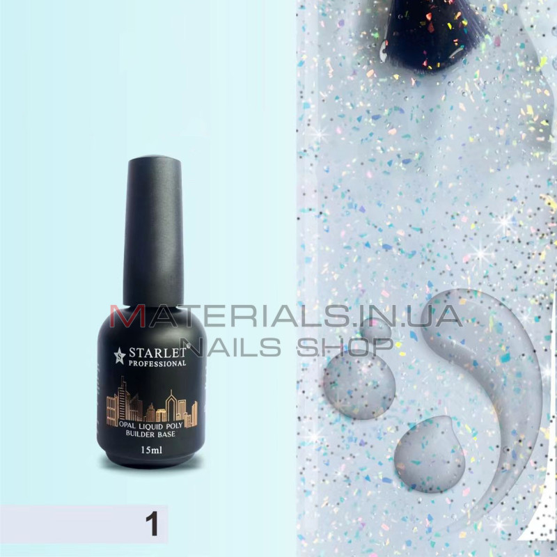База для наращивания Opal Builder Base Starlet Professional №01, 15 мл