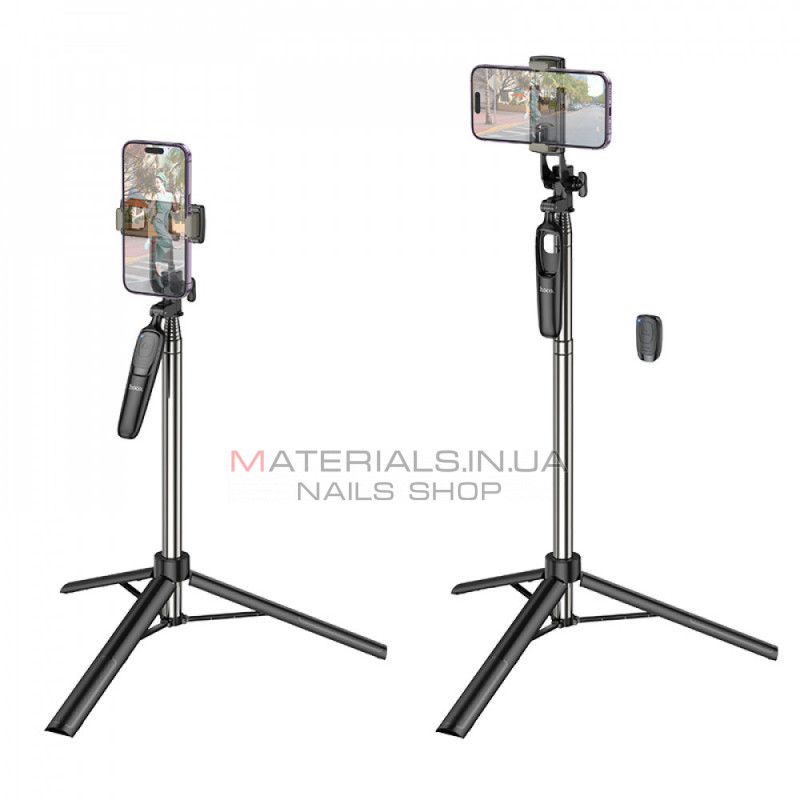 Monopod Tripod (1.57m) — Hoco K19 — black Monopod Tripod (1.57m) — Hoco K19 — black