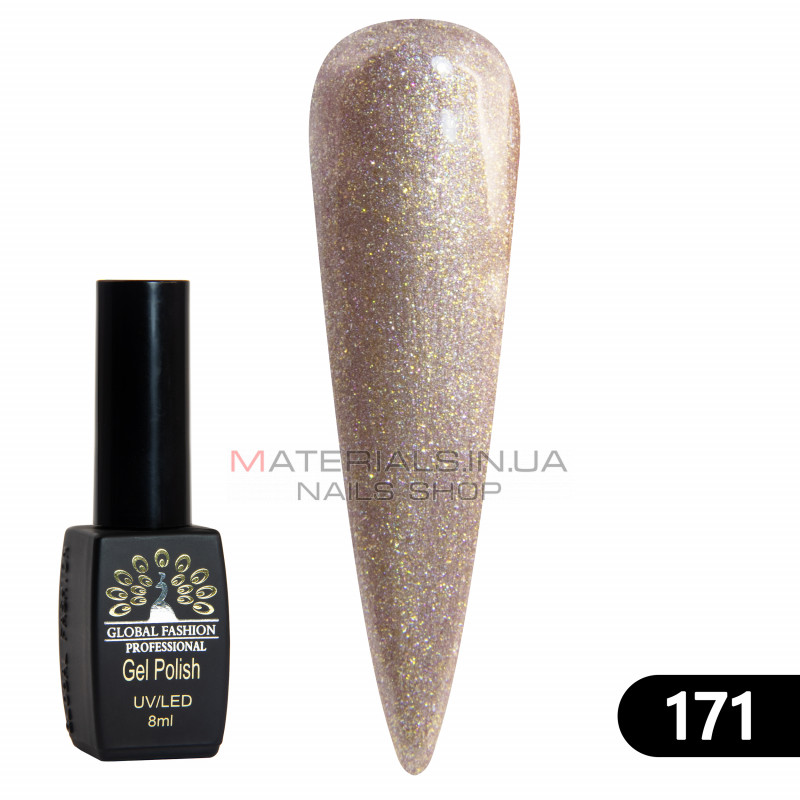 Гель лак BLACK ELITE 171, Global Fashion 8 мл