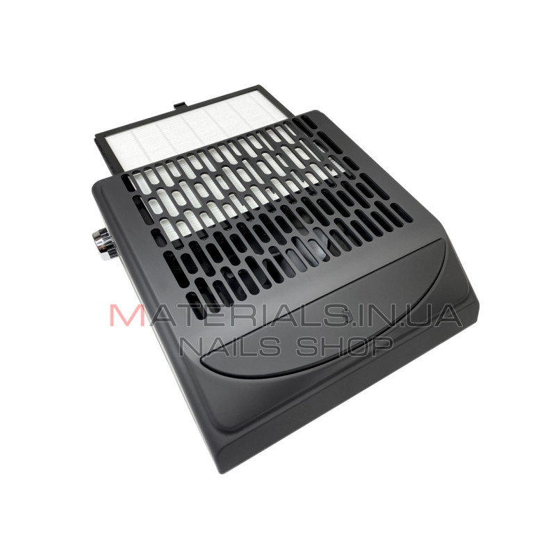 Витяжка для манікюру BQ 858-10 100W потужна професійна витяжка манікюрна, Чорна
