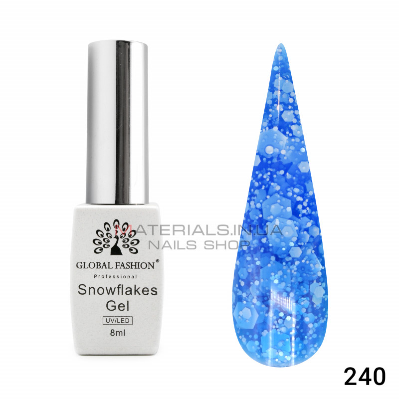 Гель лак Snowflakes 8 мл, 240 Гель лак Snowflakes 8 мл, 240