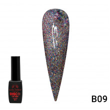 Гель лак Disco Gel Polish, Global Fashion, світловідбивний, 8 мл B09