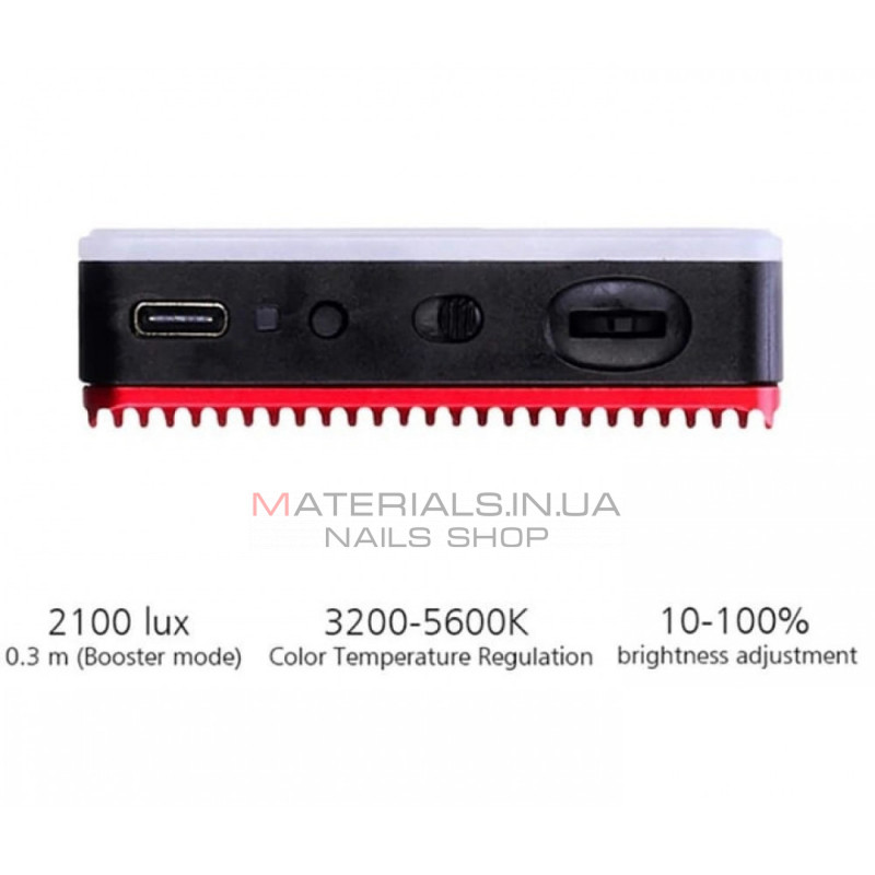 Накамерный видеосвет LED — HF-64B (500 LM/3200K-5600K/LED 64 PCS/Battery 1500 mah) Led Display/Type-c Накамерный видеосвет LED — HF-64B (500 LM/3200K-5600K/LED 64 PCS/Battery 1500 mah) Led Display/Type-c