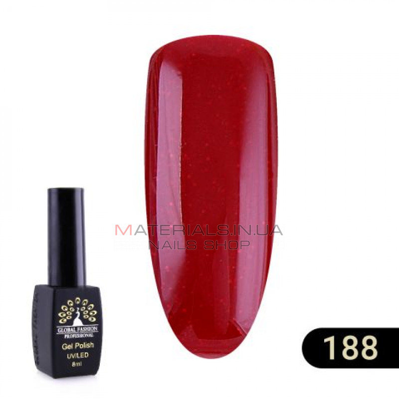 Гель лак BLACK ELITE 188, Global Fashion 8 мл