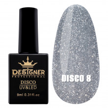 Светоотражающий гель-лак Disco Gel Polish Designer, 9 мл. №8