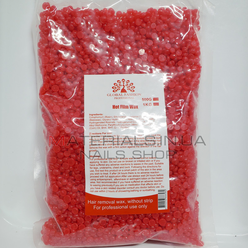 Віск у гранулах Global, 500г Red