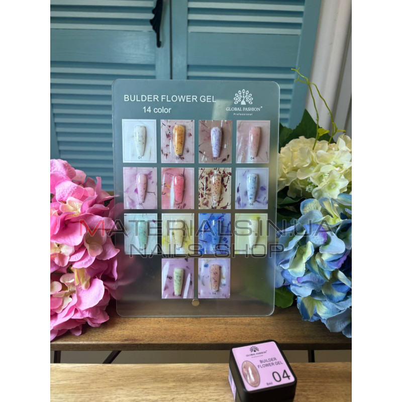 Гель для моделирования ногтей Flower Builder Gel, 8 г 02