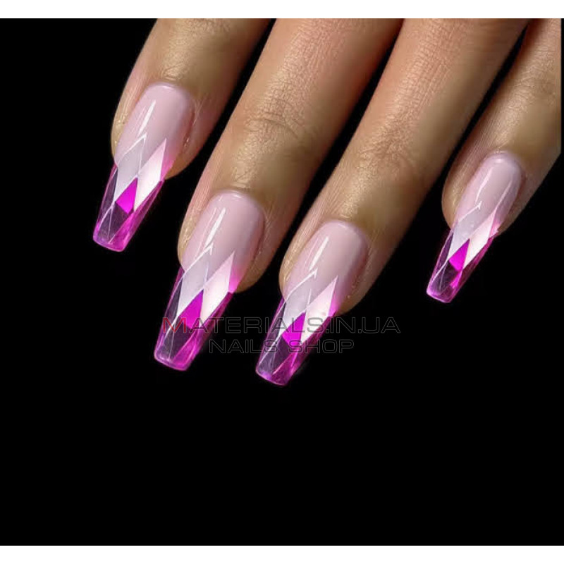 Diamond Fast Gel Tips (DF2 Ballerina medium) - гелеві типси Дизайнер 140 шт/уп Diamond Fast Gel Tips (DF2 Ballerina medium) - гелеві типси Дизайнер 140 шт/уп