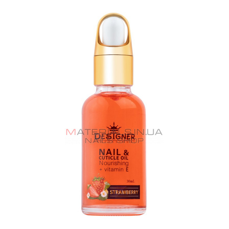Олія для кутикули 30 мл. (Полуниця №8) - Nail&Cuticle oil від Дизайнер Олія для кутикули 30 мл. (Полуниця №8) - Nail&Cuticle oil від Дизайнер