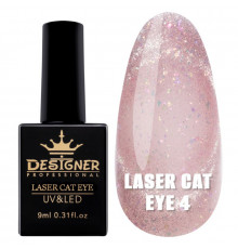 Гель-лак Laser Cat Eye №4, 9 мл., Дизайнер (Котяче око)