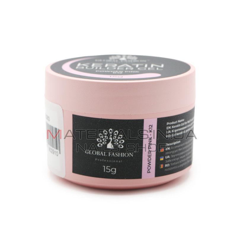 KERATIN BUILDER GEL, Global Fashion, 15 g, K12