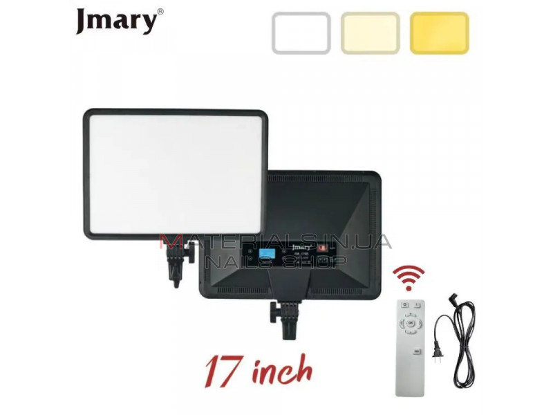 Лампа видеосвет LED Jmary FM-17RS 37x26 cm 204 Lights 3000K-6000K Remote