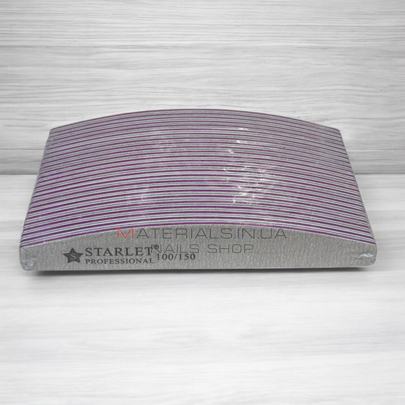 Упаковка пил Starlet - сіра, човен 100/150 (25шт) Упаковка пил Starlet - сіра, човен 100/150 (25шт)
