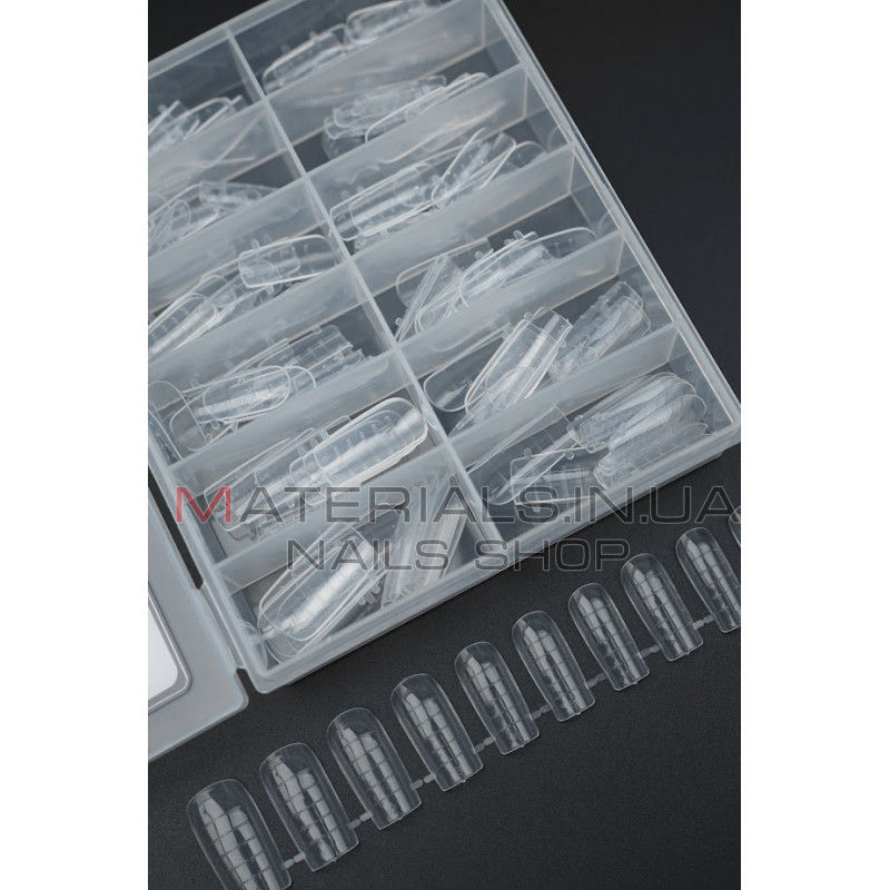 Верхні форми Дизайнер F4 Square - Polygel Nail Forms