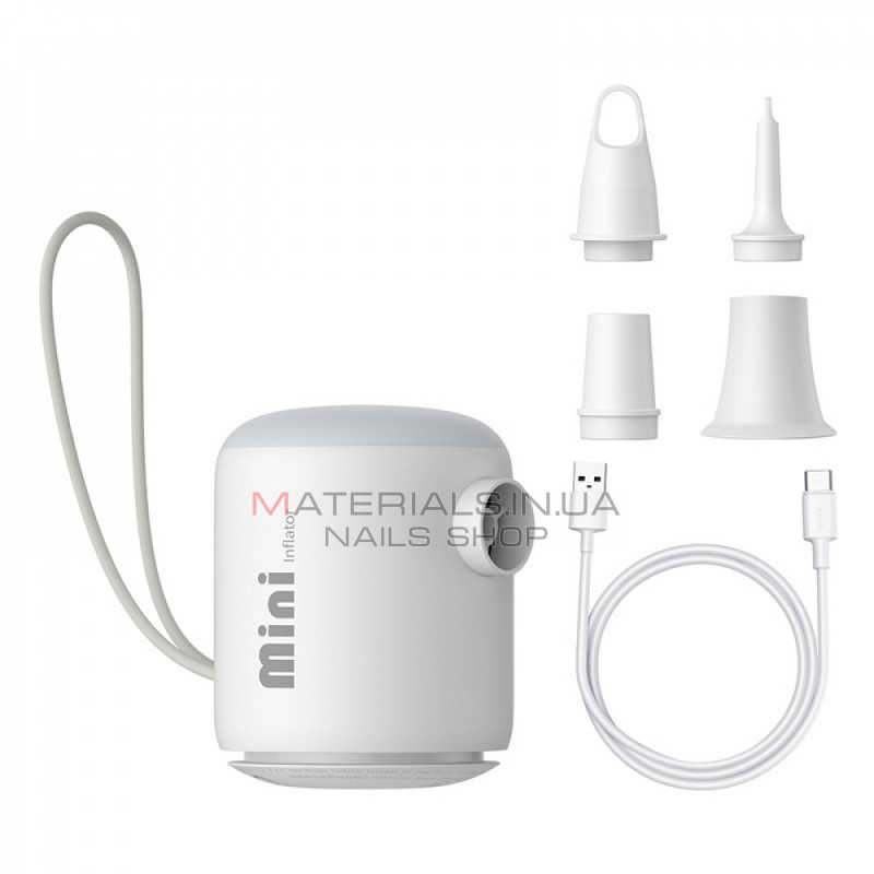 Portable Air Pump Baseus (C11157700221-00) White Portable Air Pump Baseus (C11157700221-00) White