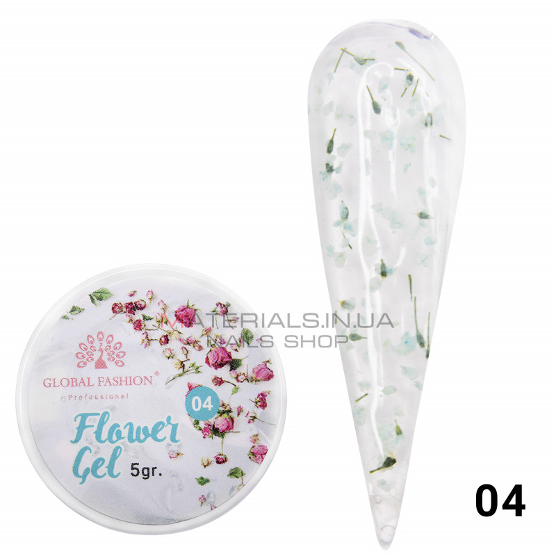Гель із сухоцвітами 5 гр, Flower Gel 04 Гель із сухоцвітами 5 гр, Flower Gel 04