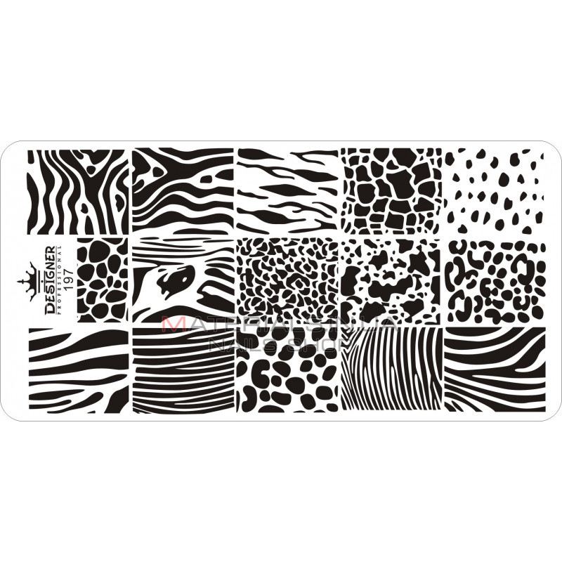 Диск для стемпінгу Designer металевий (12x6 см) №197 Диск для стемпінгу Designer металевий (12x6 см) №197