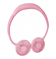 Мини вентилятор Neck fan — Pink