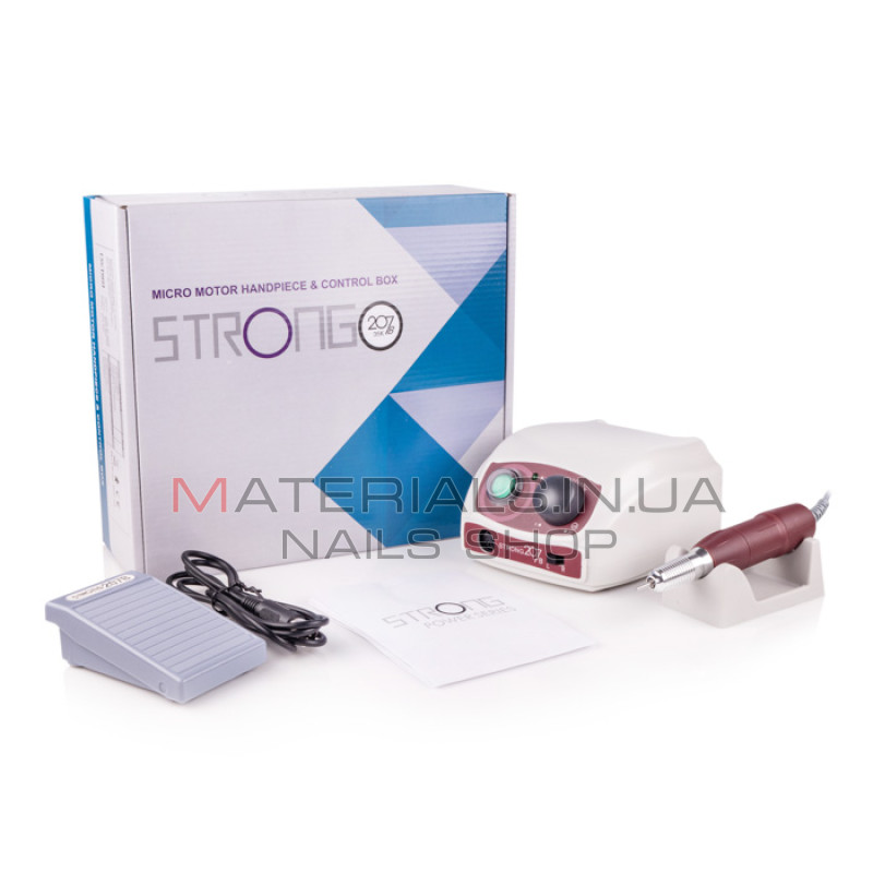 Фрезер для манікюру та педикюру Strong 207B/120ІІ RED