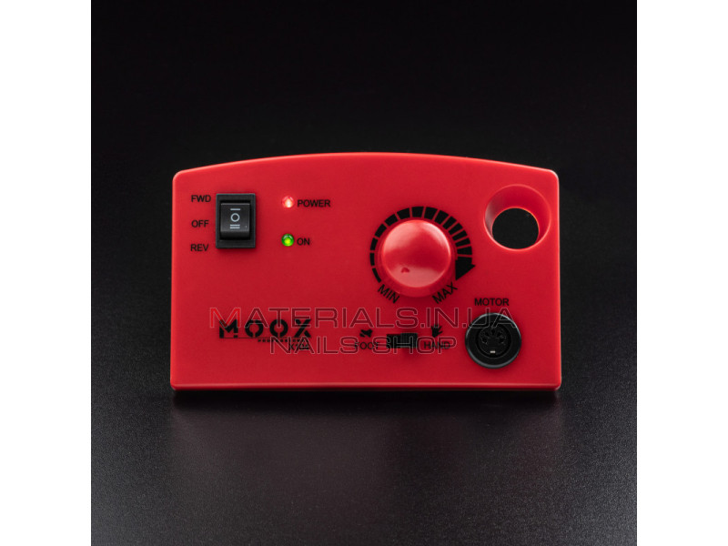 Фрезер Мокс X104 (Червоний) на 45 000 об/хв. та 65W. для манікюру та педикюру
