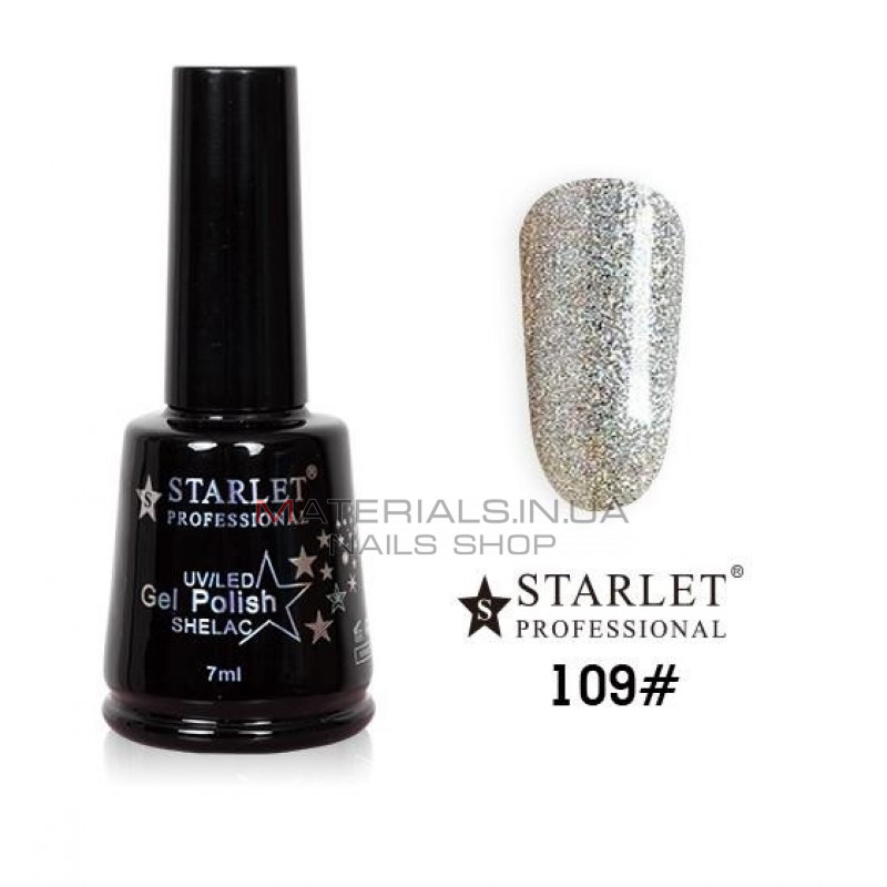 Гель-лаки Starlet Professional №109, "Космічний пил" Гель-лаки Starlet Professional №109, "Космічний пил"