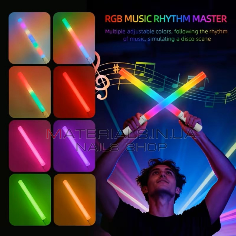LED-відеосвітло Jmary MJ-27, ручна світлова панель RGB, 37 см