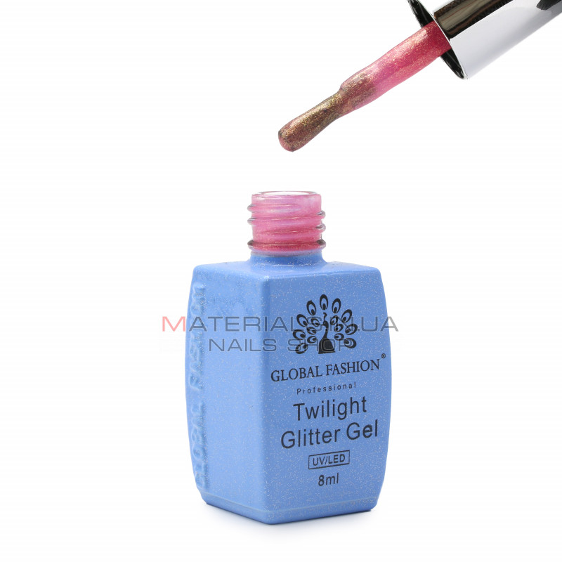 Гель лак Twilight Glitter 8 мл, 204 Гель лак Twilight Glitter 8 мл, 204