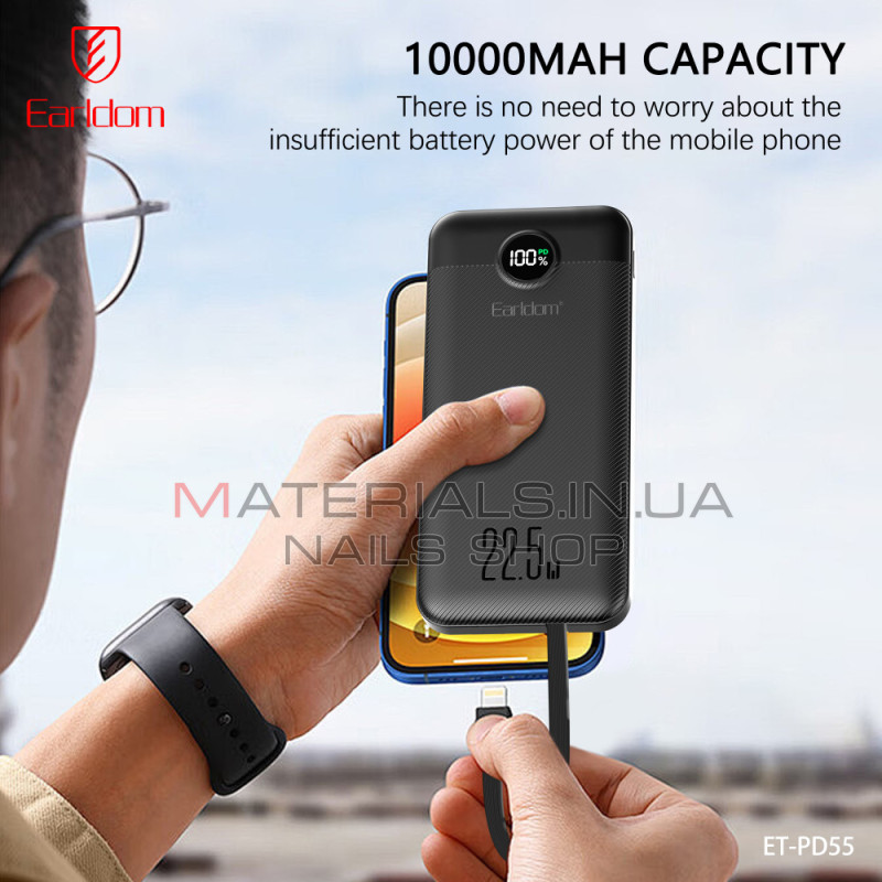 Power Bank 10000 mAh — Earldom ET-PD55
