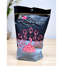 Гарячий плівковий віск Global Fashion Korean Wax, Троянда,1 кг