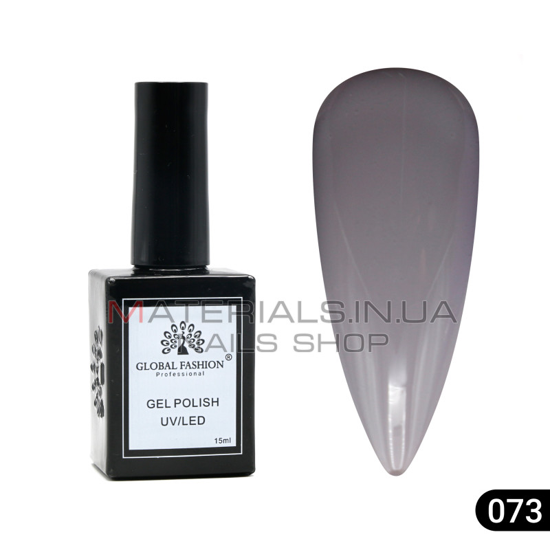Гель лак Global Fashion, Gel polish 15 ml, 73