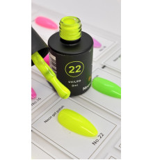 Гель-лак неоновый для ногтей Bee Nails neon gel polish, №22