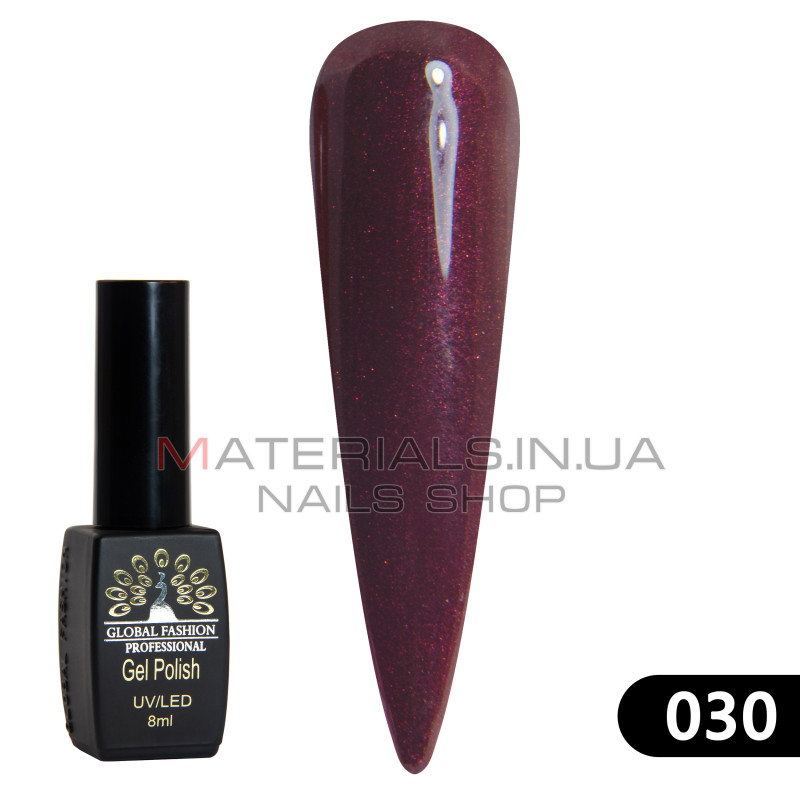 Гель лак BLACK ELITE 030, Global Fashion 8 мл