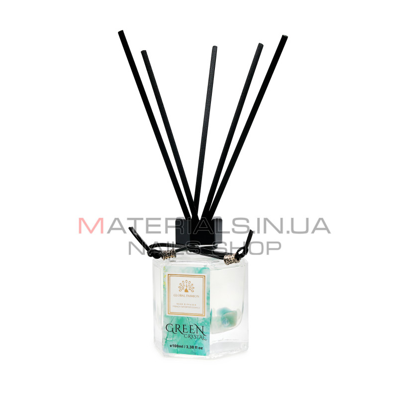 Ароматический диффузор Global Fashion, 100 ml, Green crystal