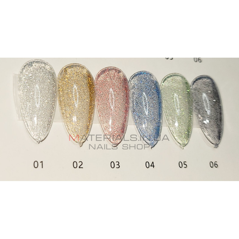Disco Top Coat Bee Nails, DT06, 8 мл Disco Top Coat Bee Nails, DT06, 8 мл