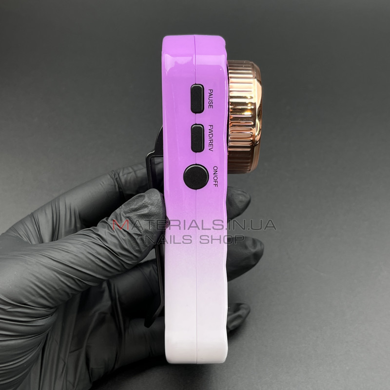 Фрезер Мокс IX11 (Gradient Purple) на акуммуляторе 45 000 об./мин. и 35 W. для маникюра и педикюра