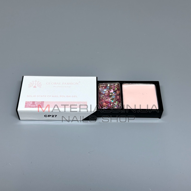 Твердый гель лак solid state CP nail polish gel (5г+3г), CP27