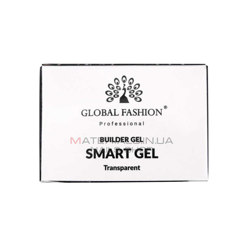 Прозрачный гель для моделирования ногтей, двухфазный, Smart Gel 15 г Прозрачный гель для моделирования ногтей, двухфазный, Smart Gel 15 г