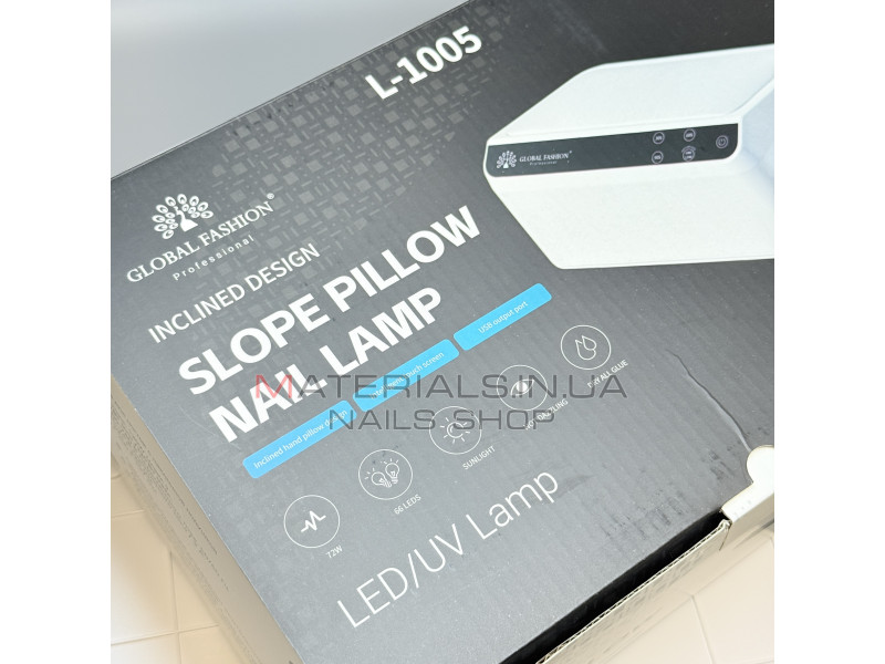 Профессиональная UV/LED-лампа для ногтей с кварцевыми светодиодами Slope Pillow L-1005