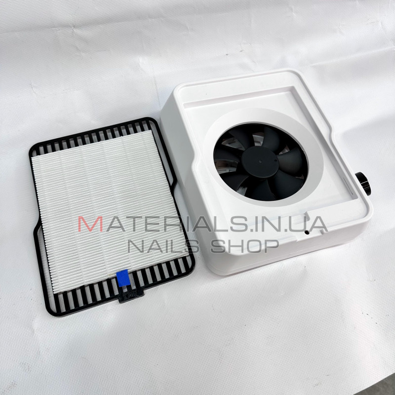 Манікюрна витяжка з HEPA-фільтром Nail Dust Collector QH-602, 80 Вт