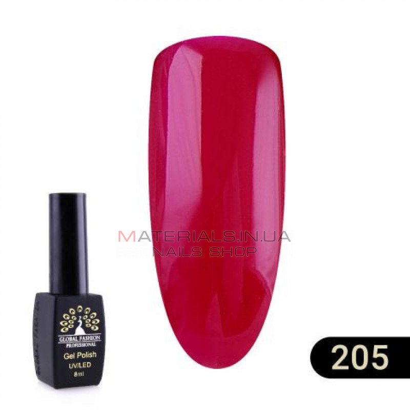Гель лак BLACK ELITE 205, Global Fashion 8 мл