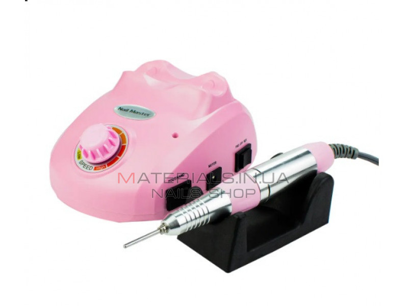 Фрезер для манікюру з насадками Nail Drill ZS - 603 65W 45000об/хв машинка для нігтів шліфування лаку фрези