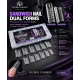 Верхні сендвіч-форми для нарощування нігтів Global Fashion Sandwich Dual Nail Forms Square (Квадрат) 180 шт.