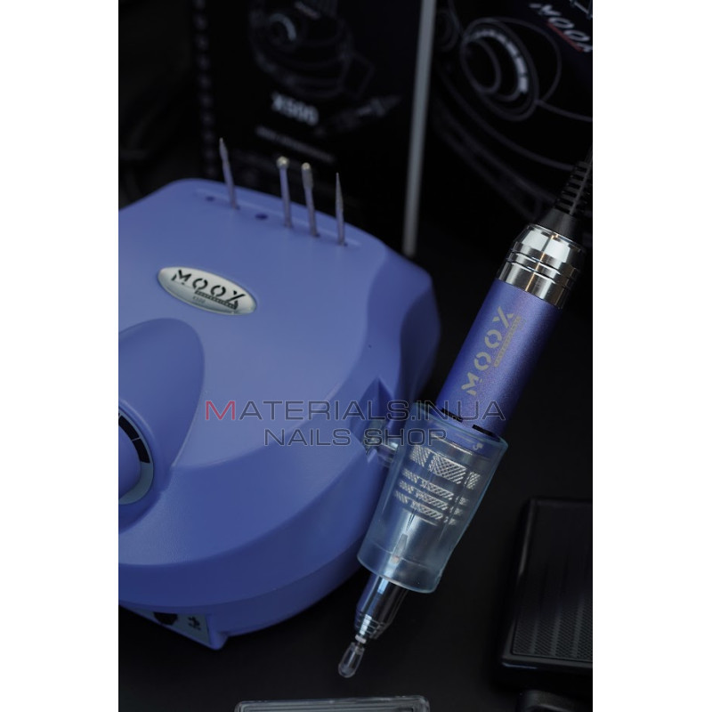 Фрезер Мокс X500 (Purple) на 45 000 об/хв. та 65W. для манікюру та педикюру
