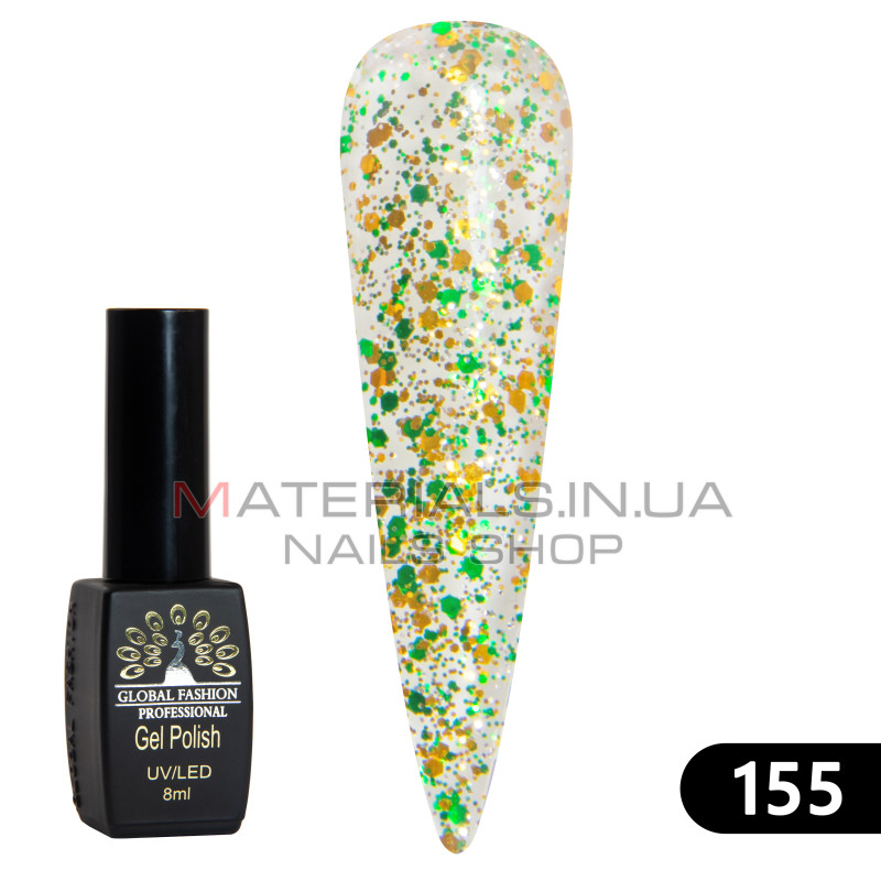 Гель лак BLACK ELITE 155, Global Fashion 8 мл