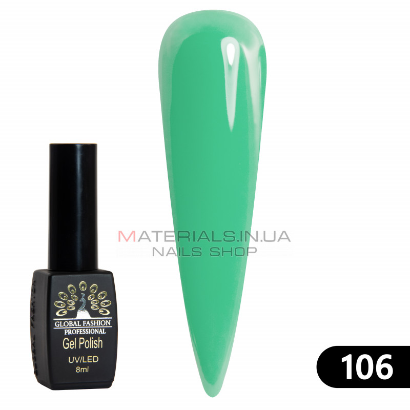 Гель лак BLACK ELITE 106, Global Fashion 8 мл