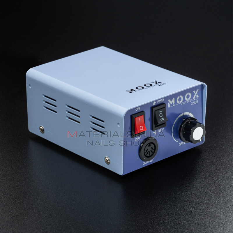 Фрезер Мокс X505 на 50 000 об/хв. та 70W. для манікюру та педикюру Фрезер Мокс X505 на 50 000 об/хв. та 70W. для манікюру та педикюру