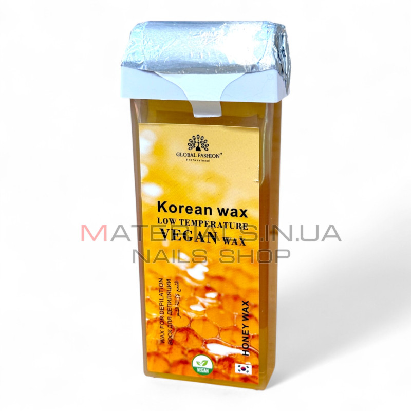Віск у касеті для депіляції Korean Wax Global Fashion, низькотемпературний, Мед